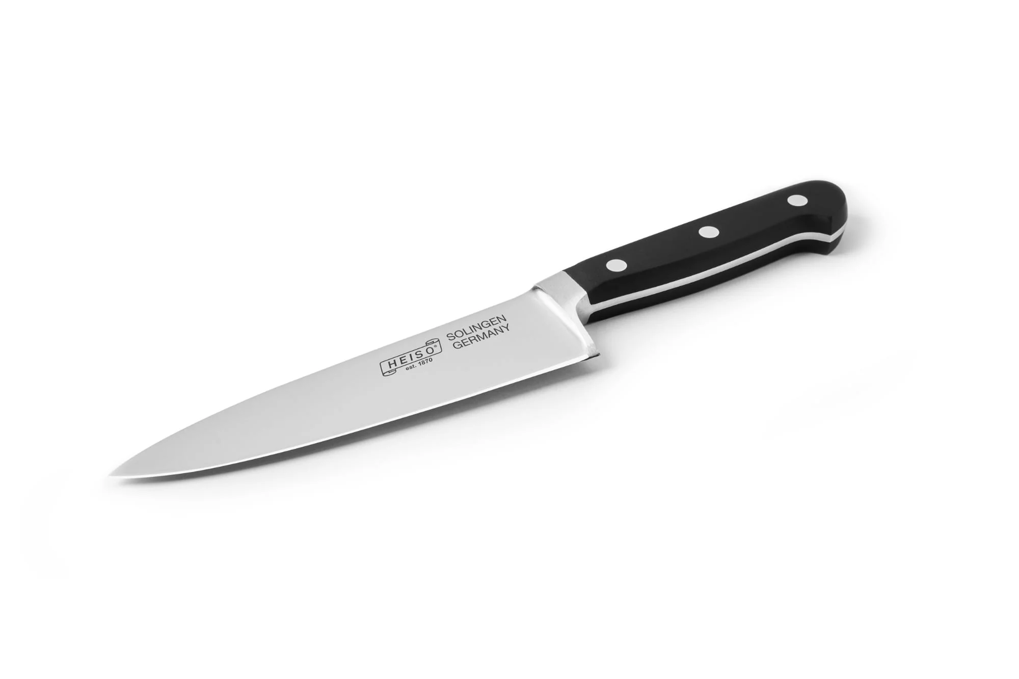 Heiso Kochmesser 16 cm handgeschmiedet Premium-Küchenmesser aus Solingen